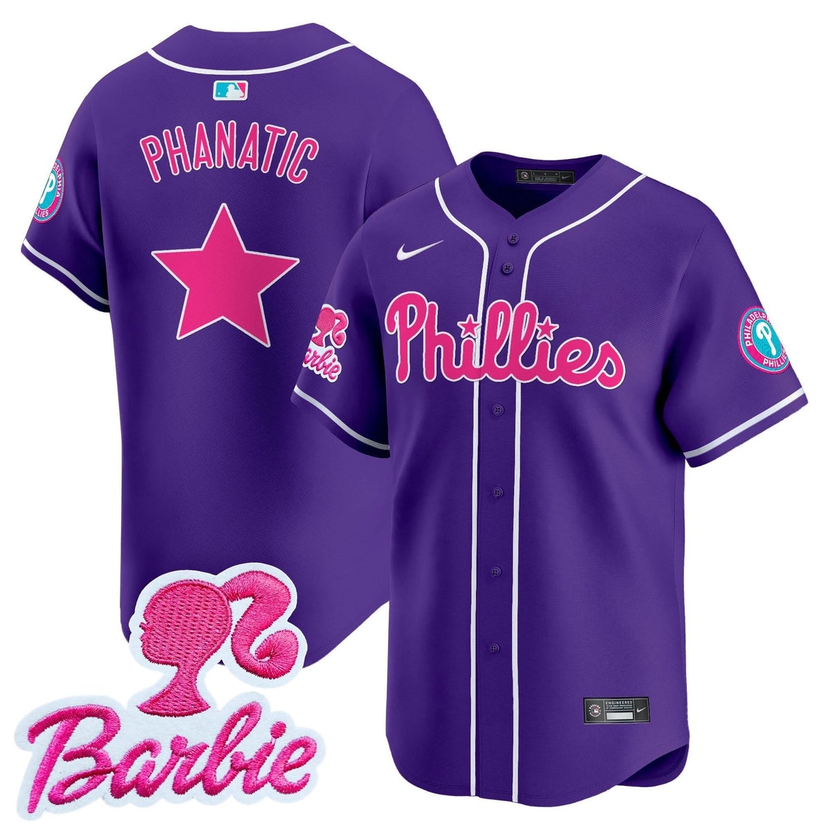 PP Barbie Patch Vapor Premier Limited Jersey - Stitched