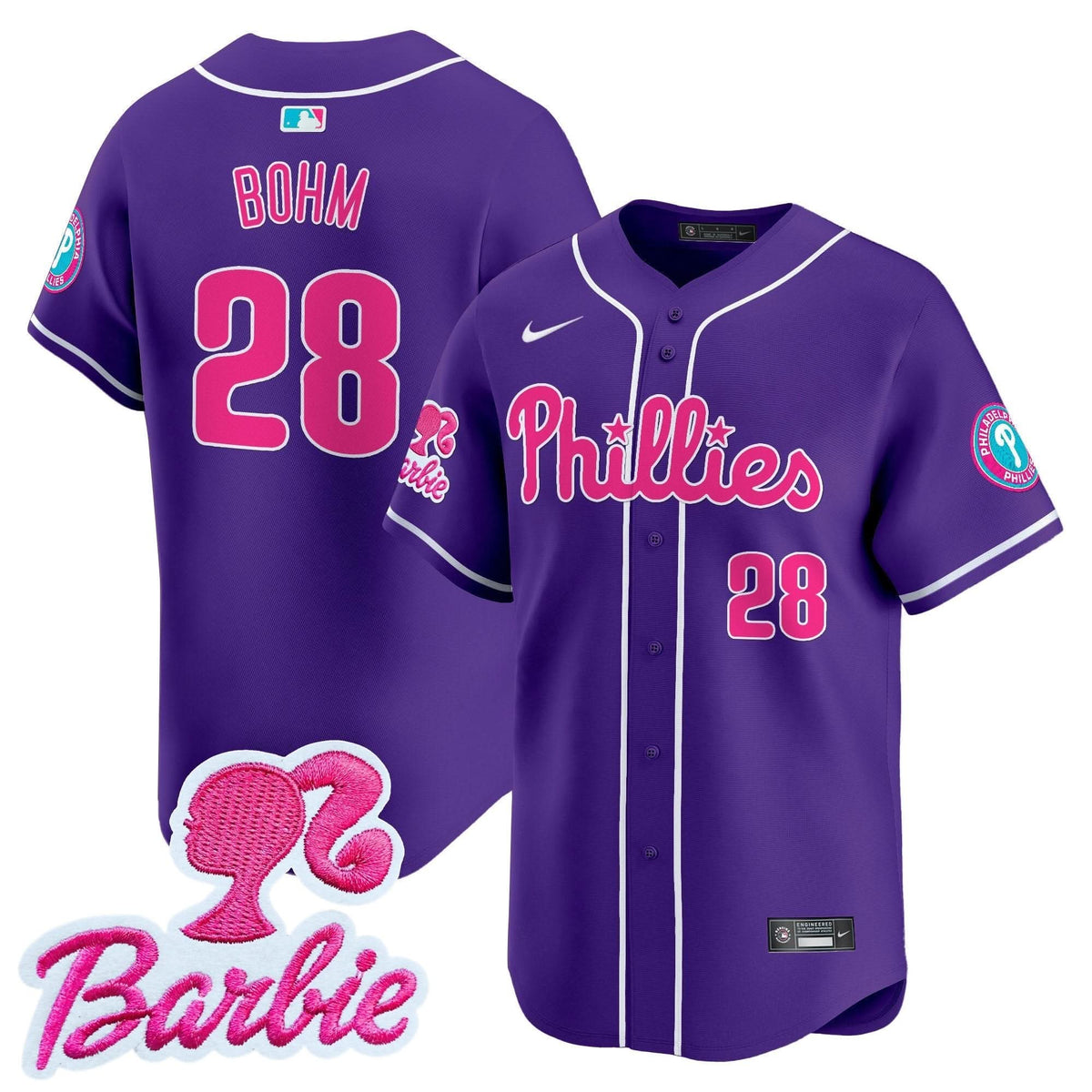 PP Barbie Patch Vapor Premier Limited Jersey - Stitched