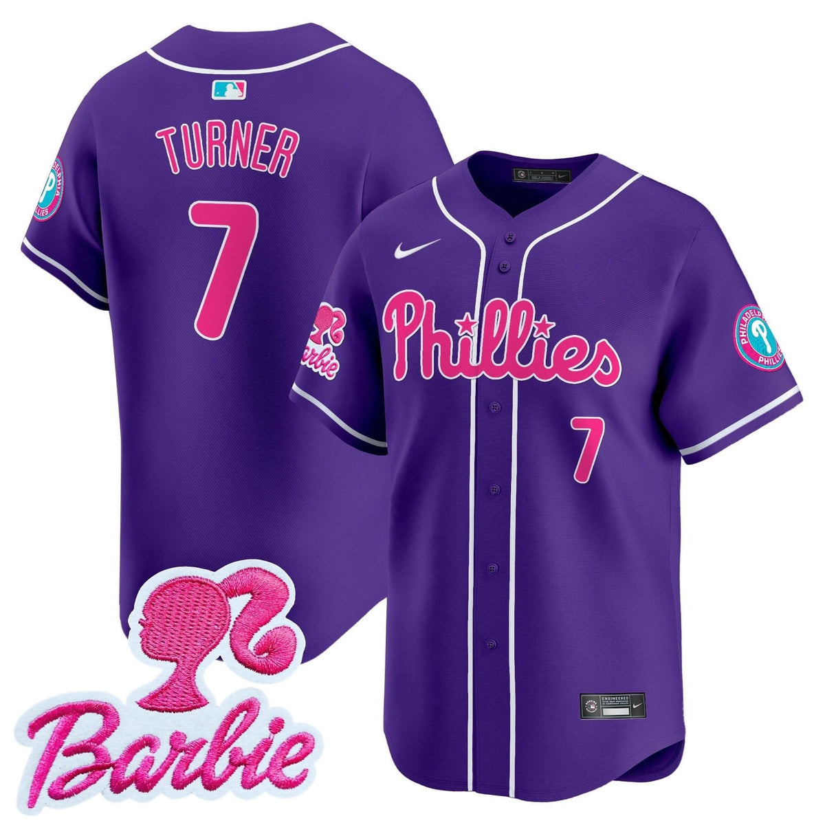 PP Barbie Patch Vapor Premier Limited Jersey - Stitched